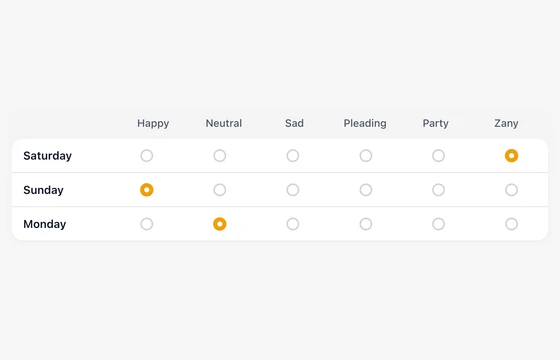 Matrix Choice in the FLEX Fields playground