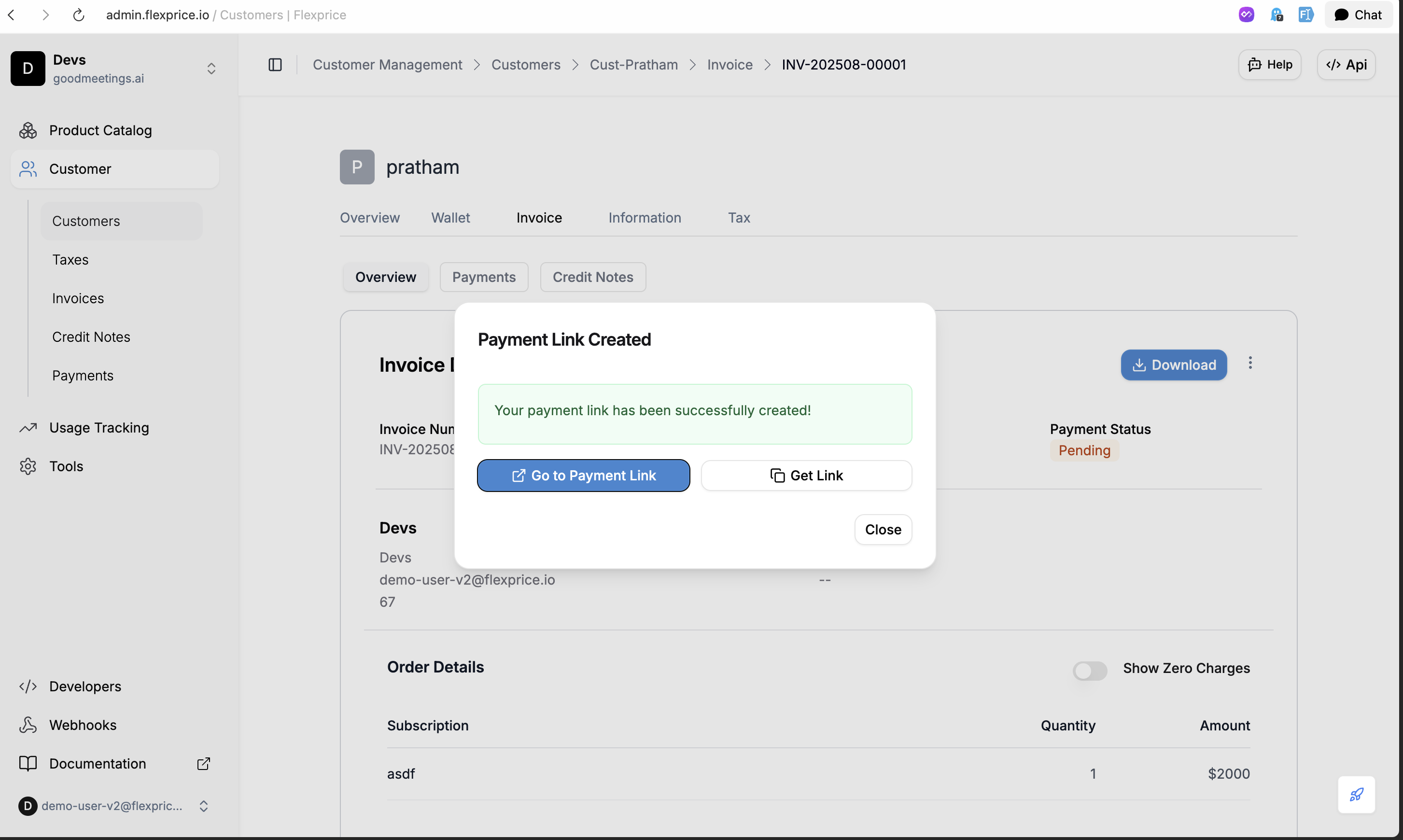 Payment Link Preview