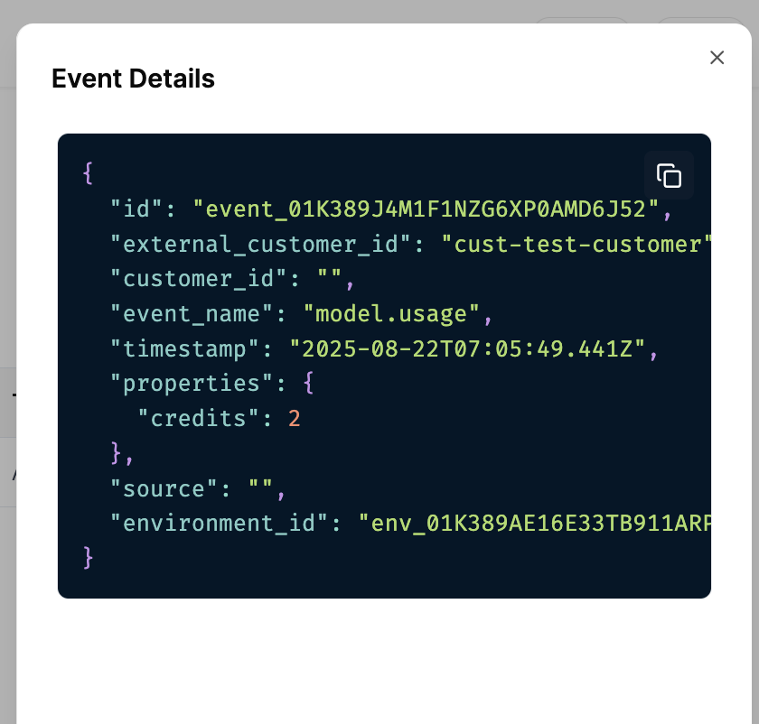 Query Tab Event Preview