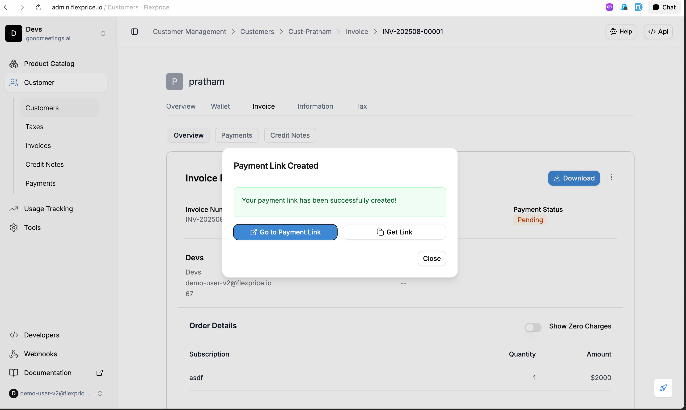 Payment Link Preview
