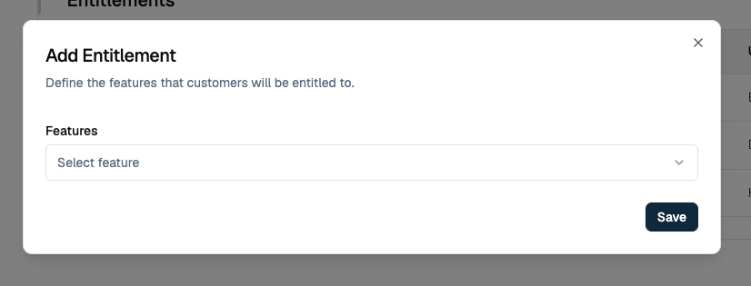 Add an entitlement to a plan