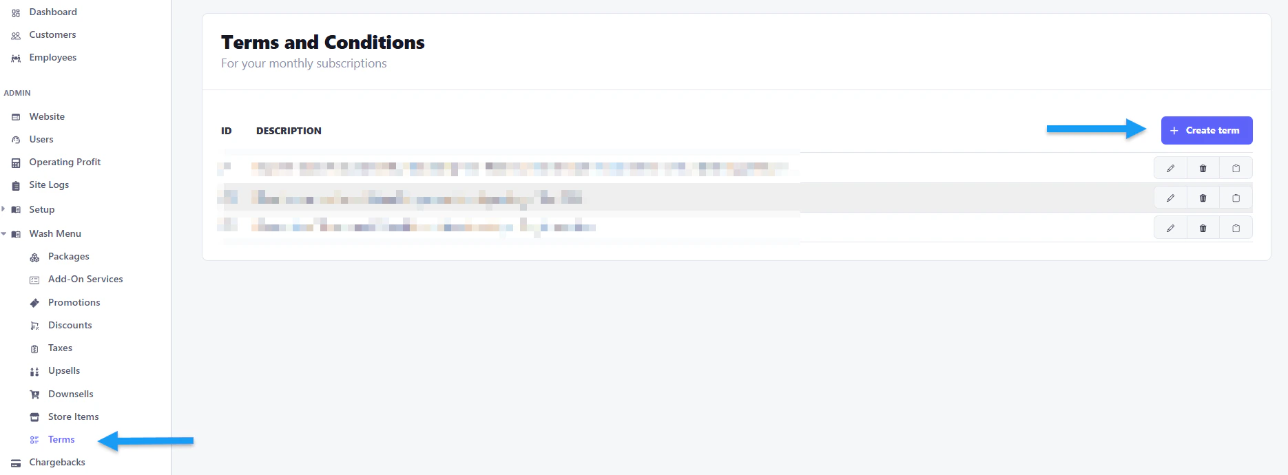 Create Terms Pn