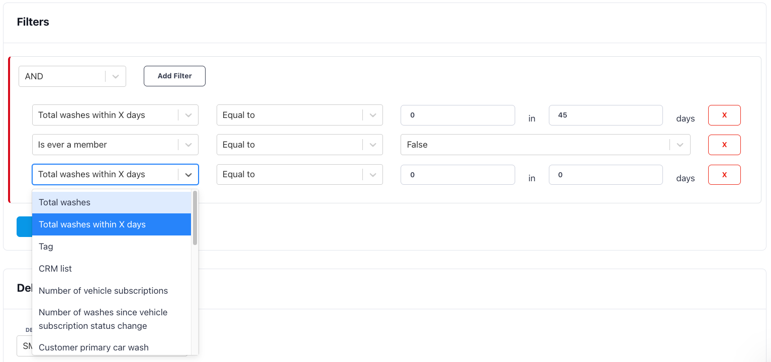 Filters - FlexWash Docs