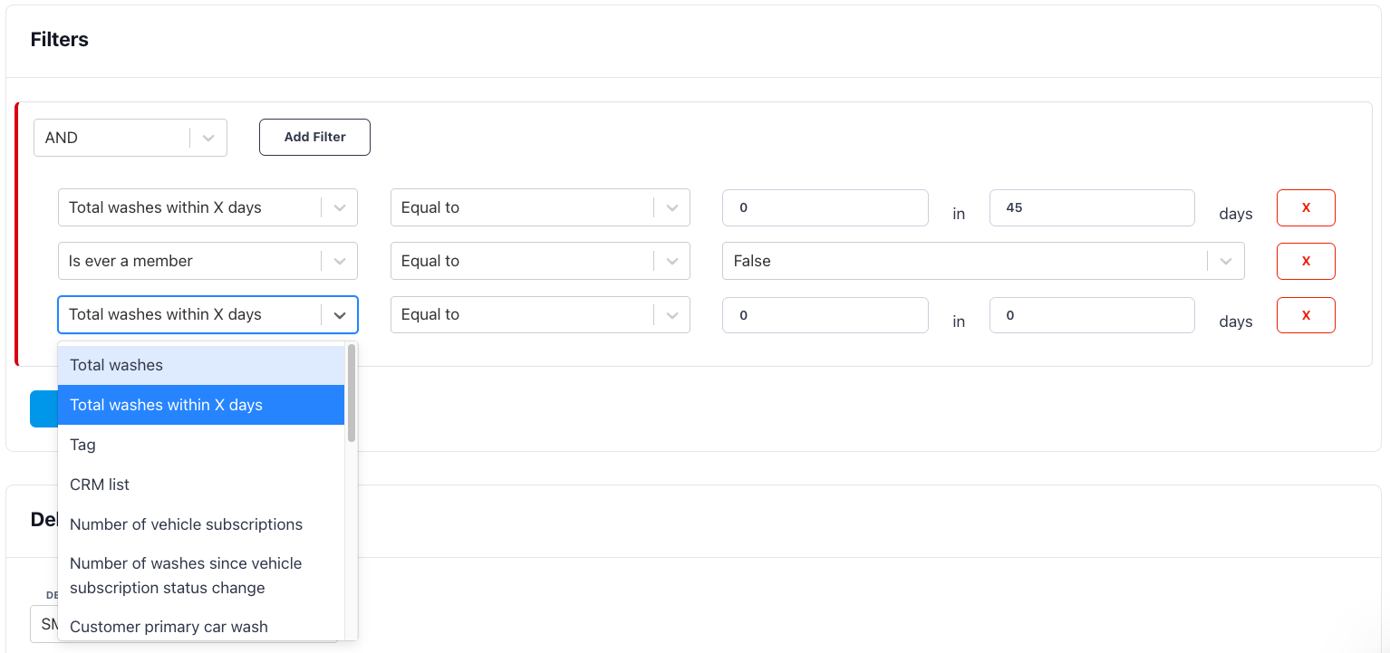 Filters UI