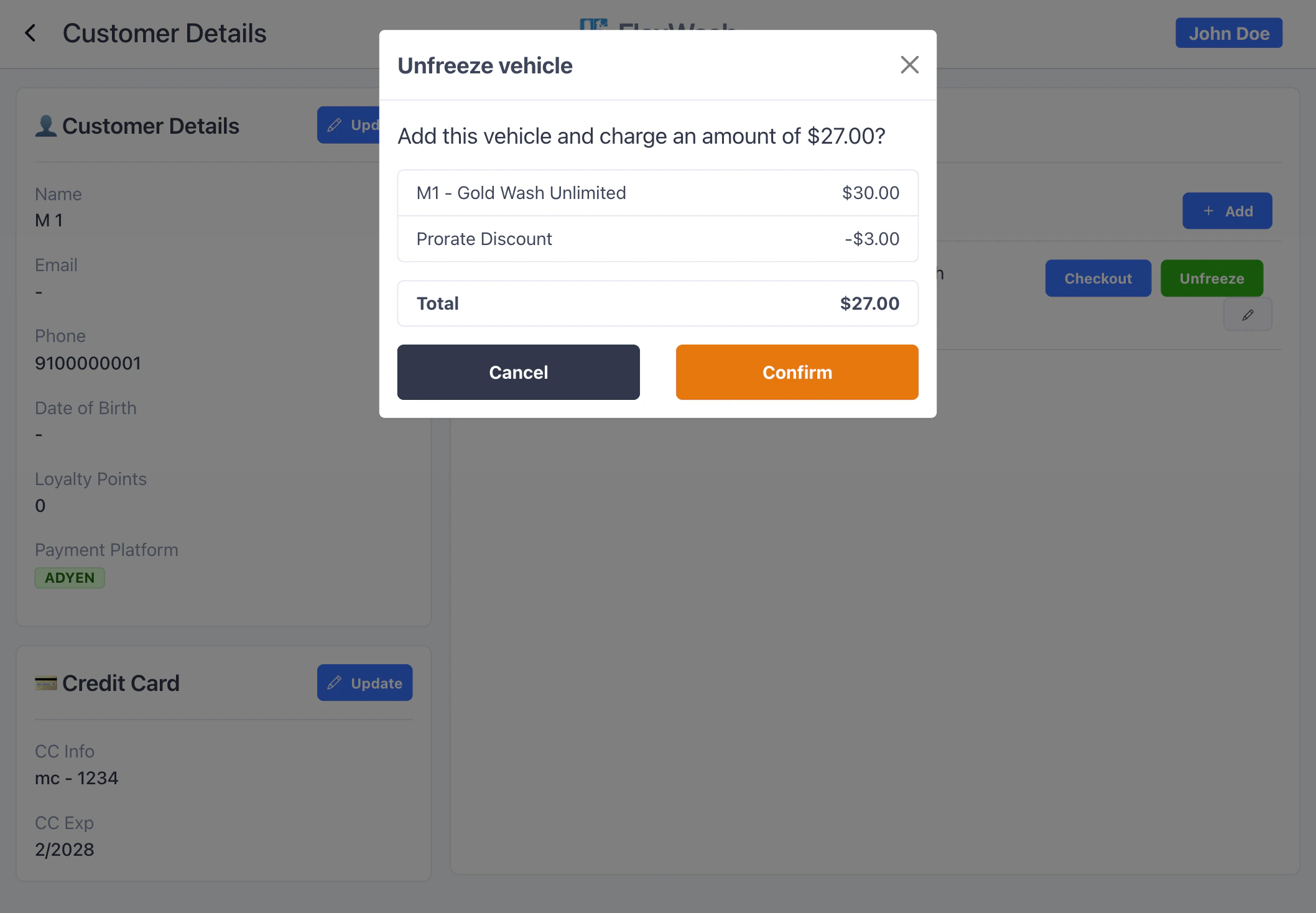 unfreeze from pay-tablet