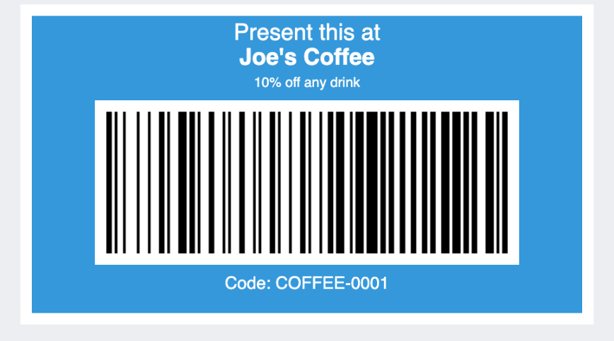 Public voucher page