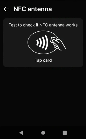 NFC antenna test