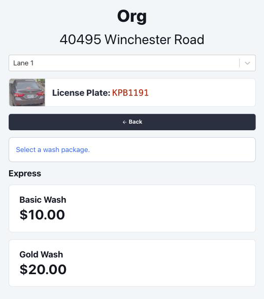 Single washes only after skipping the payment prompt