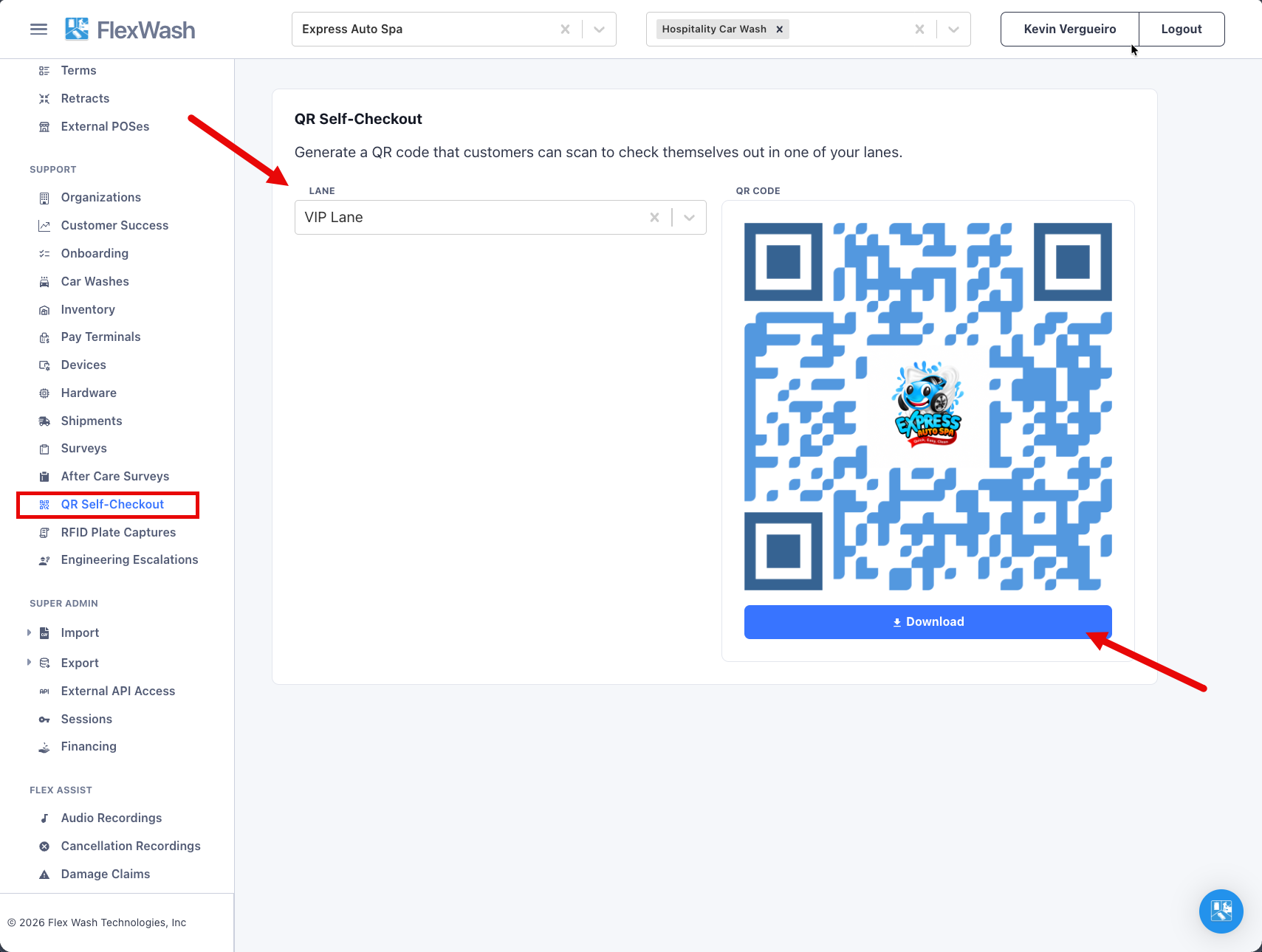 QR Self-Checkout