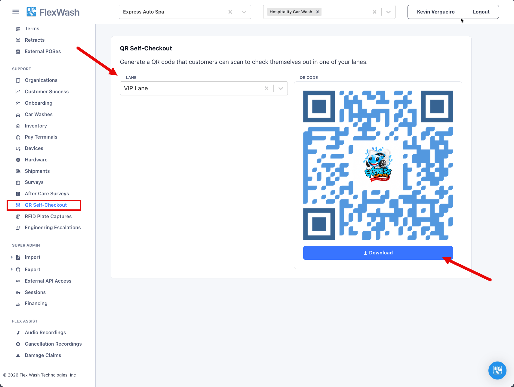 QR Self-Checkout