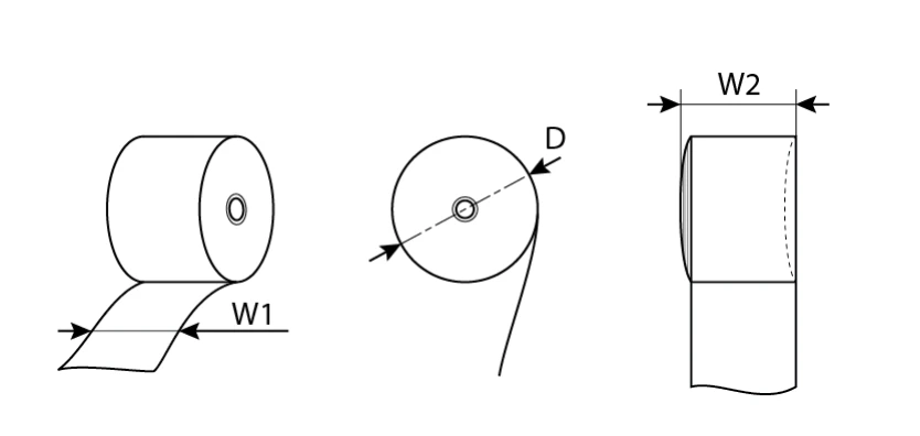 Paper roll specifications
