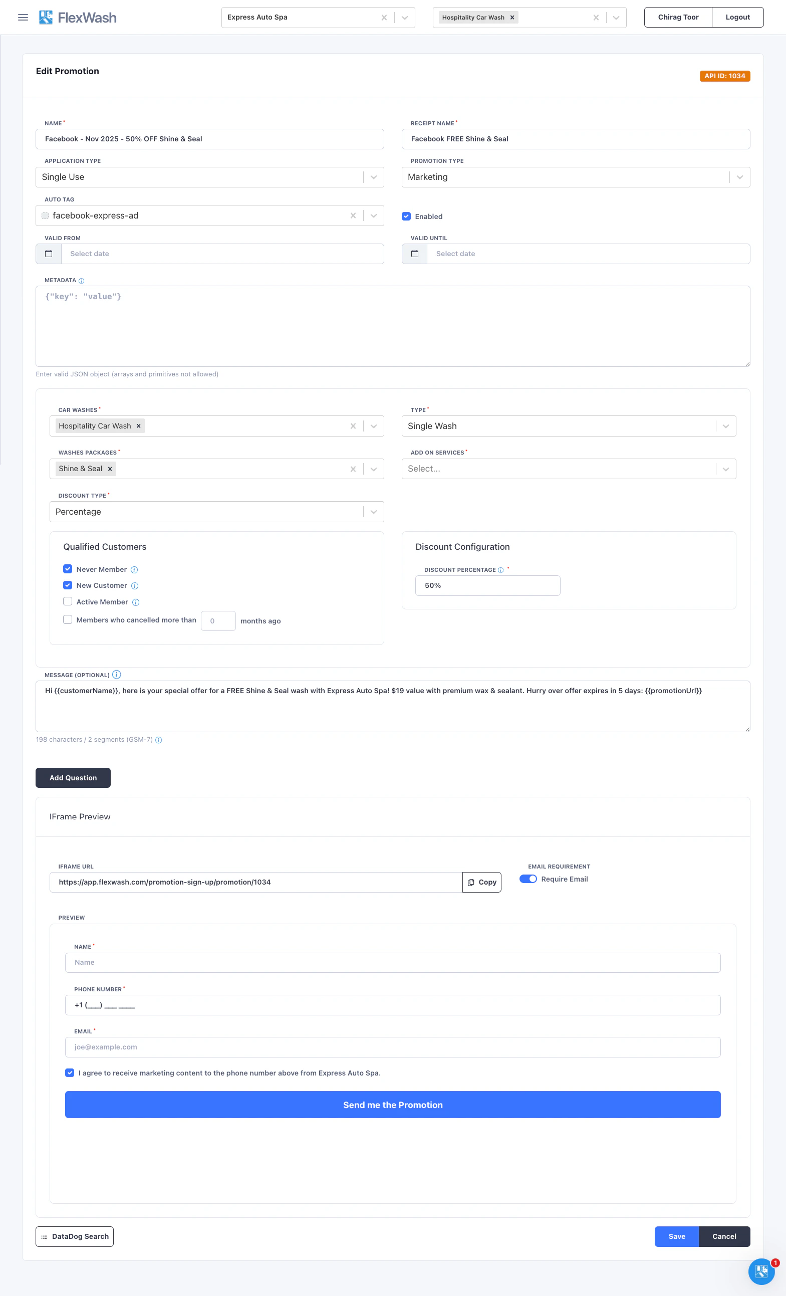 Filters UI