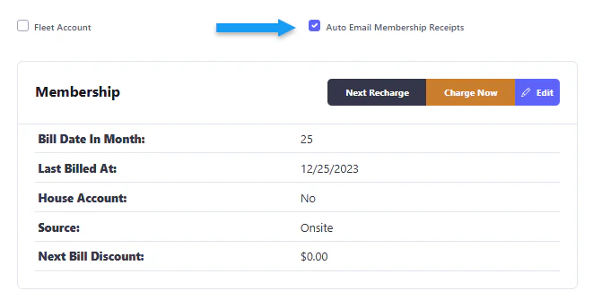 Email Receipt Option Pn