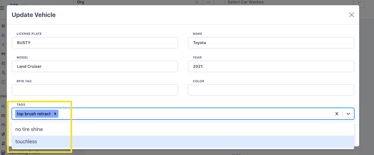 Adding Tags