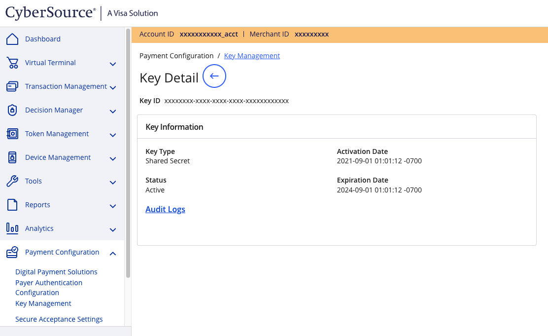 Cybersource Merchant ID