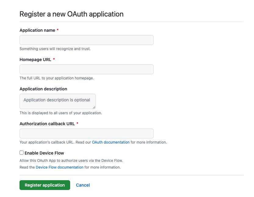 OAuth 2.0 App Creation