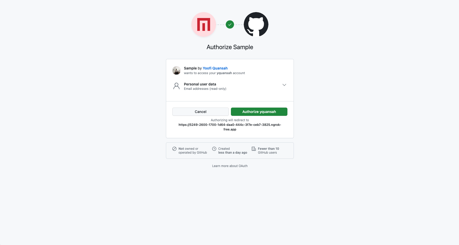 GitHub Authorization