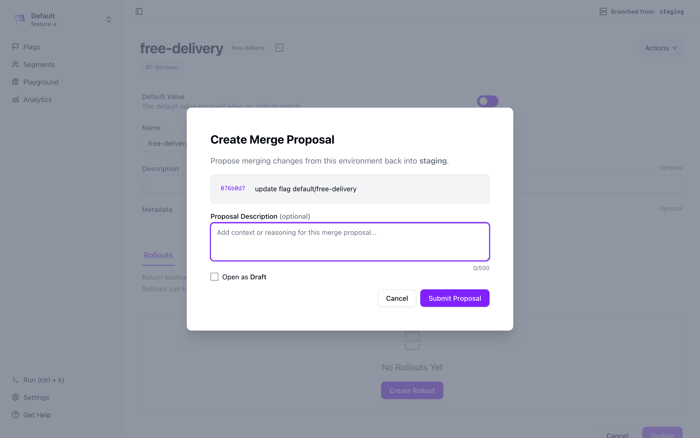 Merge Proposals