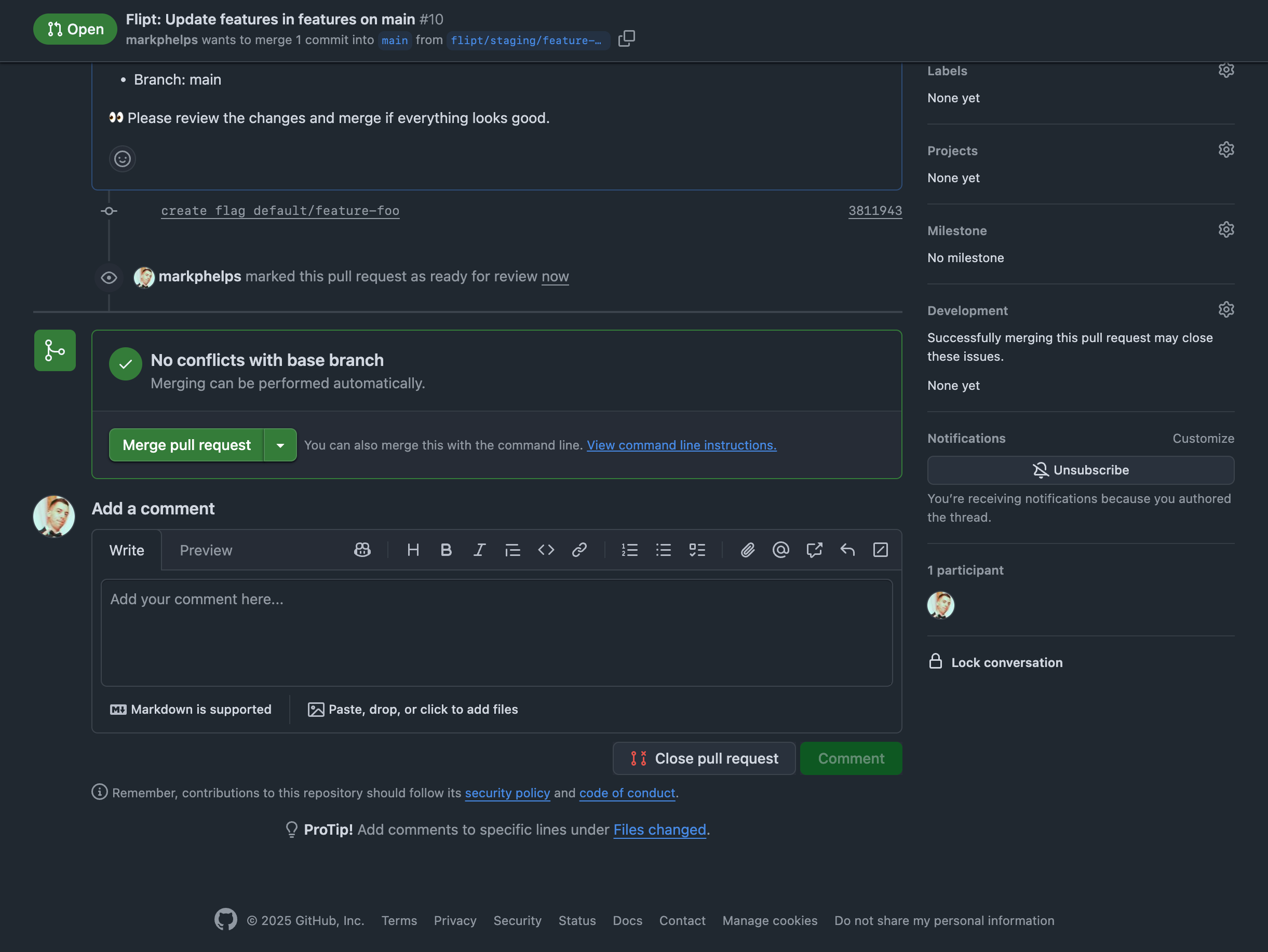 Merge Proposal