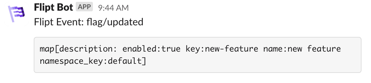 Slack Message