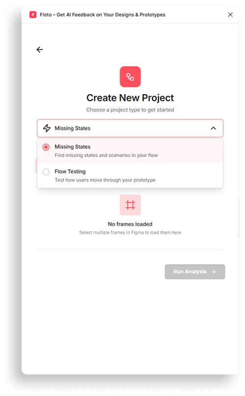 Step 2: Choose Analysis Type