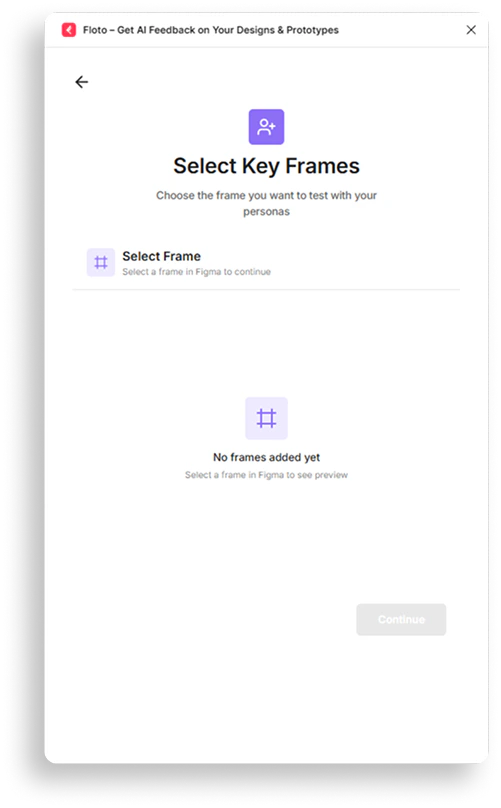 Step 3: Select Frame