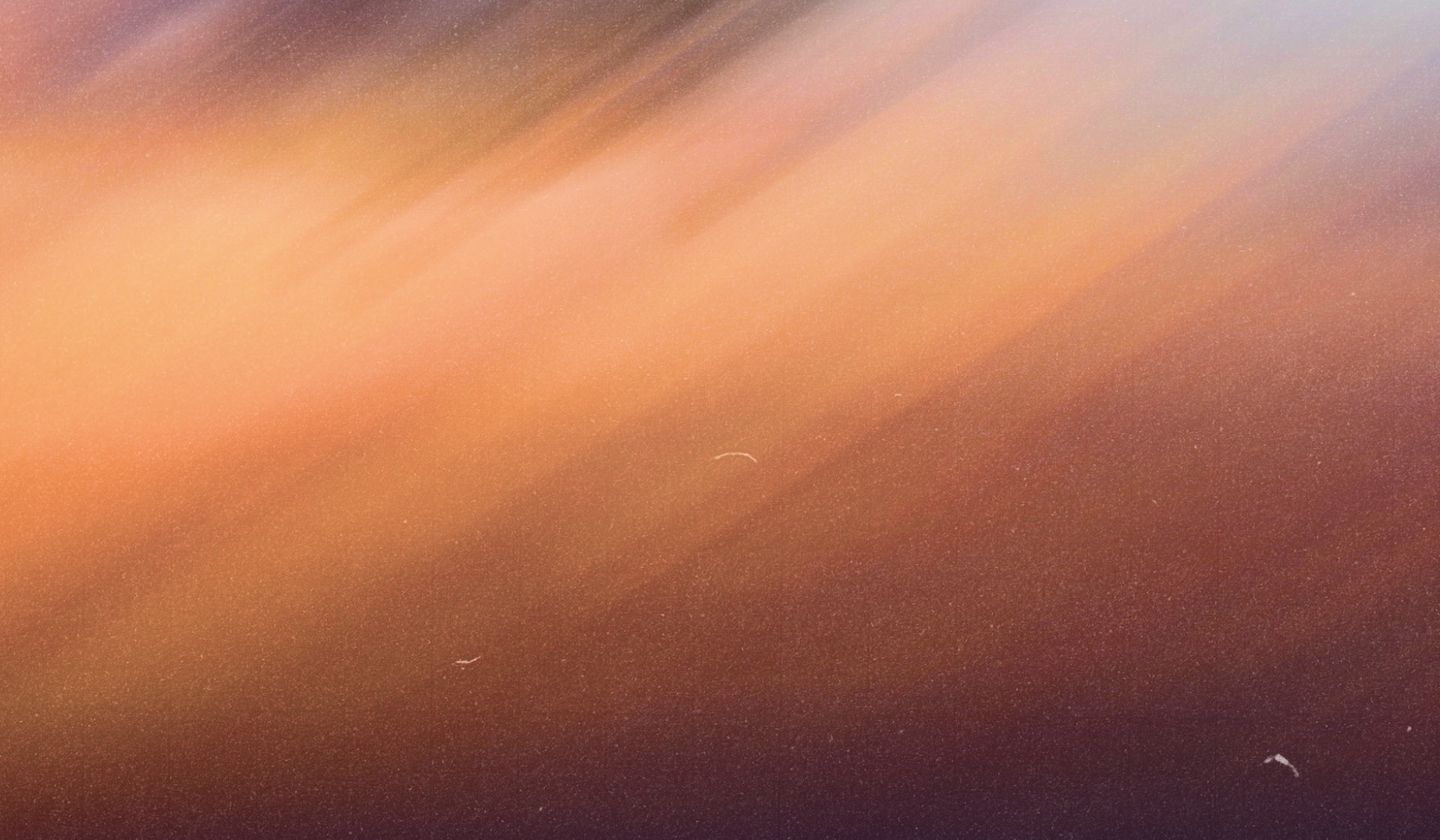 Abstract sunset in warm orange and purple