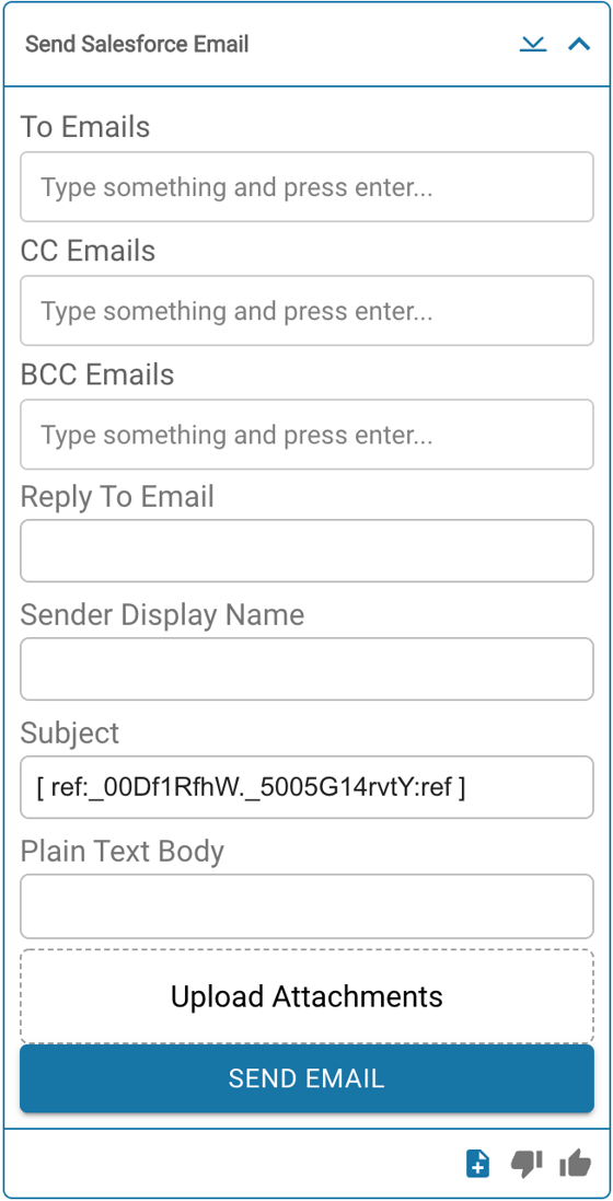 Salesforce Email Function Salesforce: Send Email - FlowEQ Knowledgebase