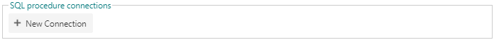 SQL procedure connections section
