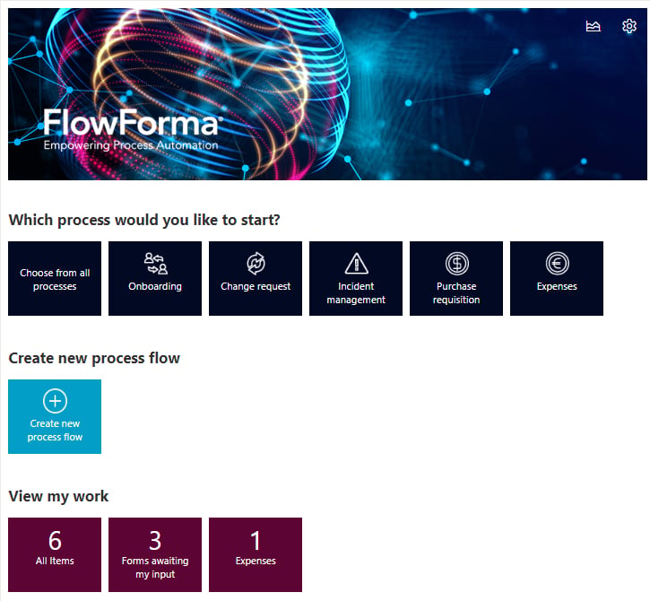 FlowForma settings page