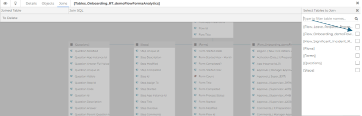 Selecting the Flow to connect to