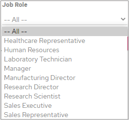 Drop List filter