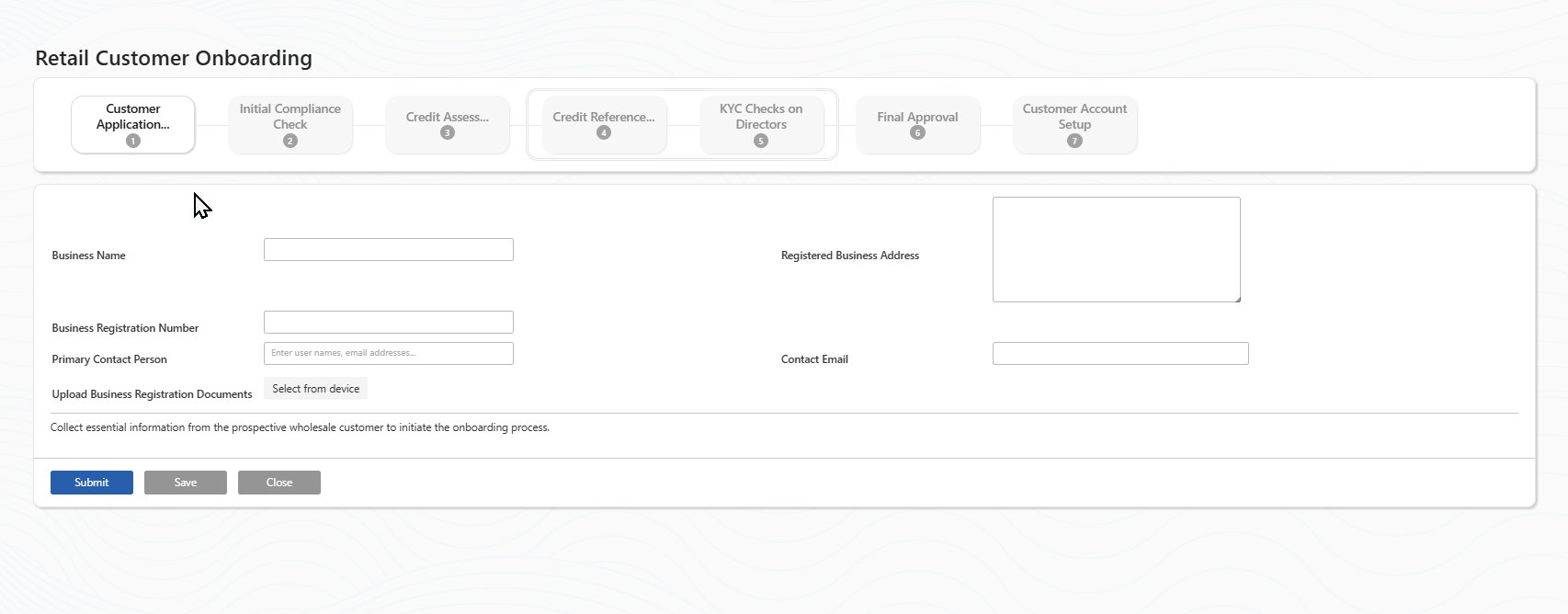 Default color scheme (no branding applied)
