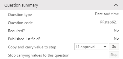 Question summary