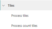 Tiles drop-down