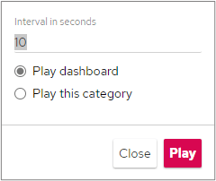 Carousel interval settings