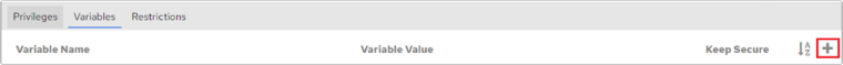 Add variable icon