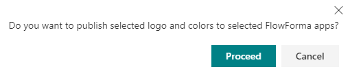 Confirmation pop-up shown before applying theme changes