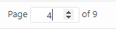 Page number field
