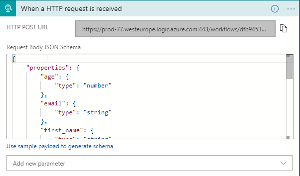 Formatted request properties