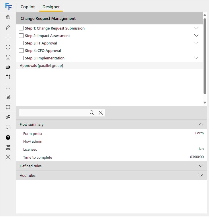 Parallel group in Flow Designer