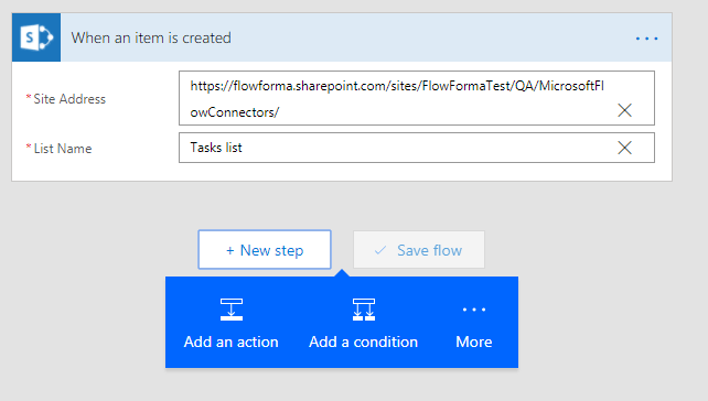Add an action