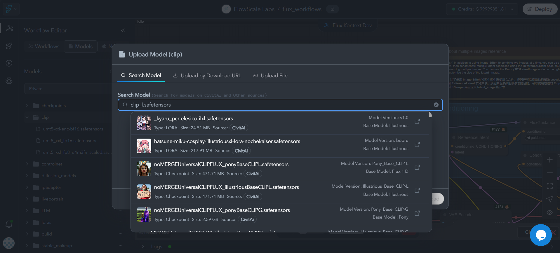 Detailed upload interface showing file selection, metadata extraction, progress tracking, and validation steps