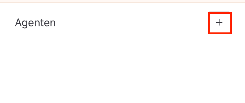 Agent erstellen