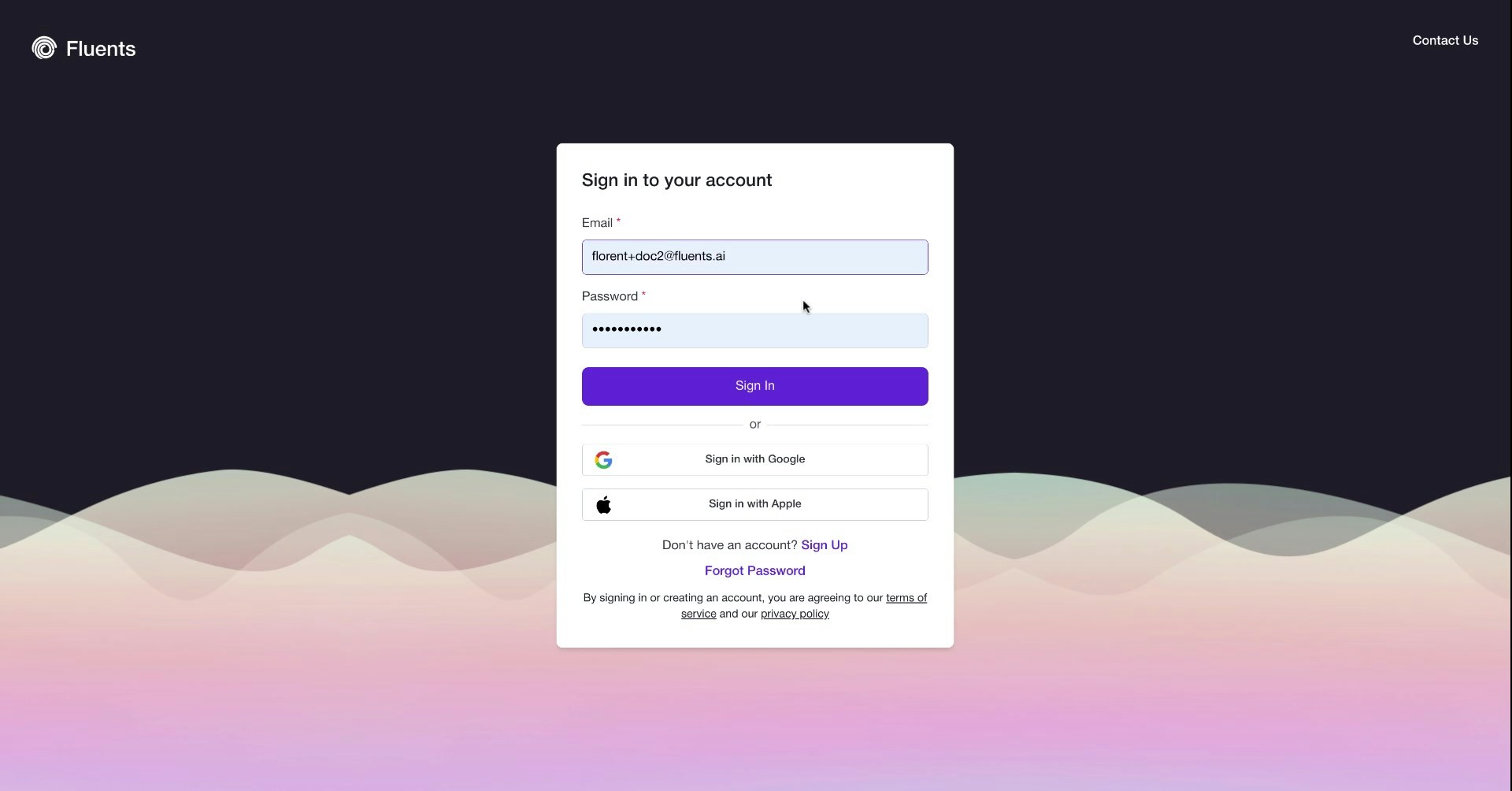Login Example