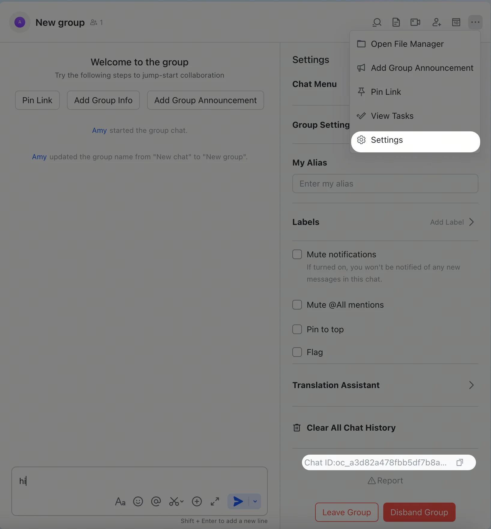Get Group ID