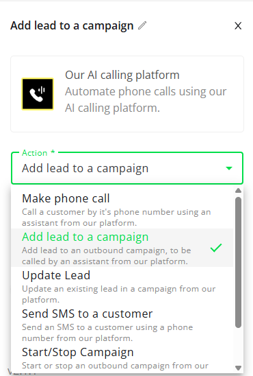 Autocalls Action