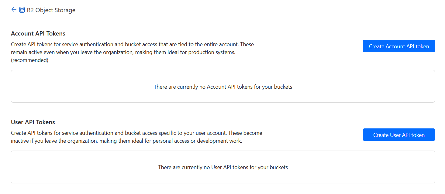 Account API Token