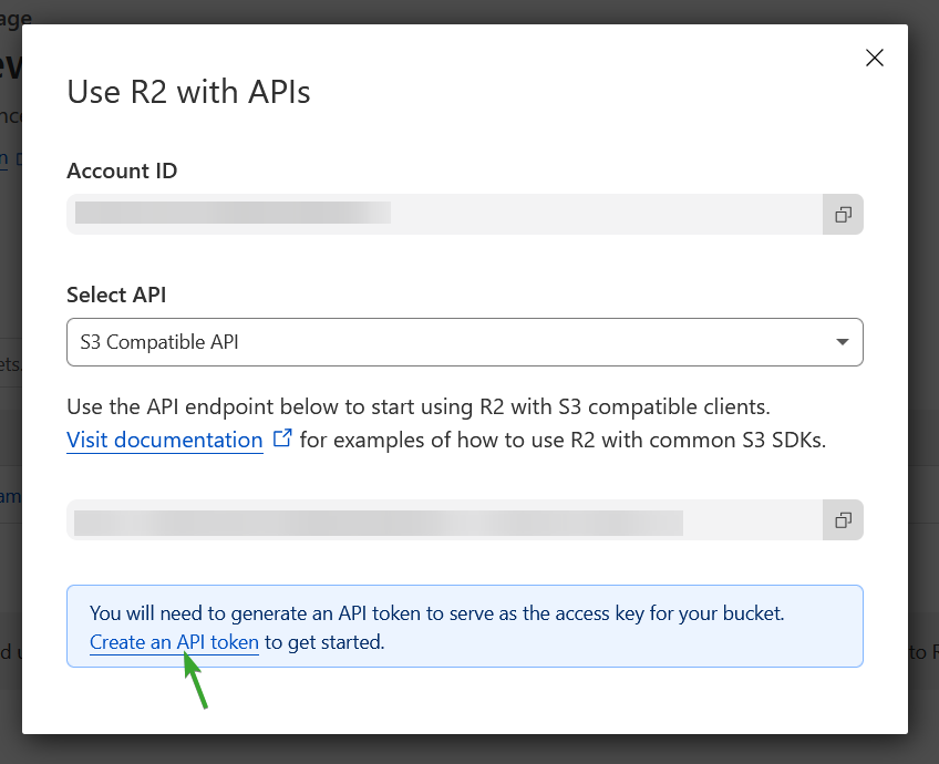 Create API Token