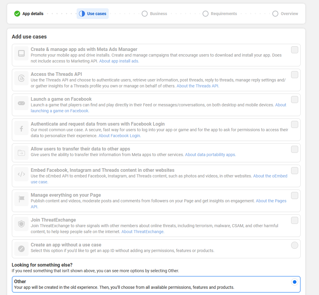 Other app use cases